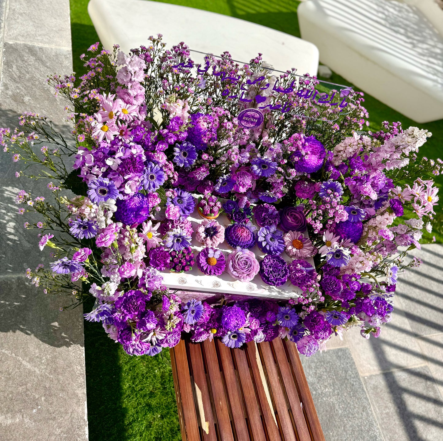Royal BEOSM ( Flowers Setup + Floral Cupcakes )